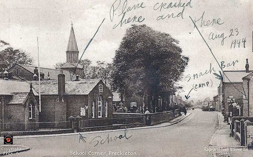 bad2-consolidated-b-24-0028liberator0029-42-50291-1st.lt.-bloemendal-village-postcard